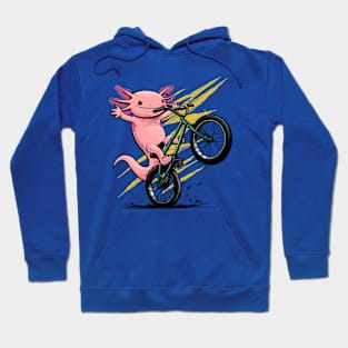 Axolotl on Wheels Hoodie